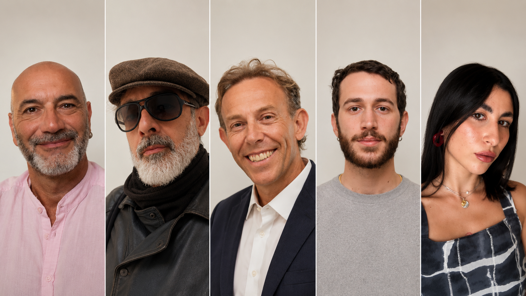 Alessandro Giuliano, Russel De Luca, Stefano di Francia, Gianmaria Viola, Chiara Pagano